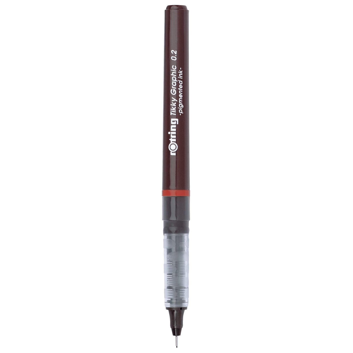 Rotring Tikky GRP Fibre Tip BRGND 0.2 Black TK12 (V14)