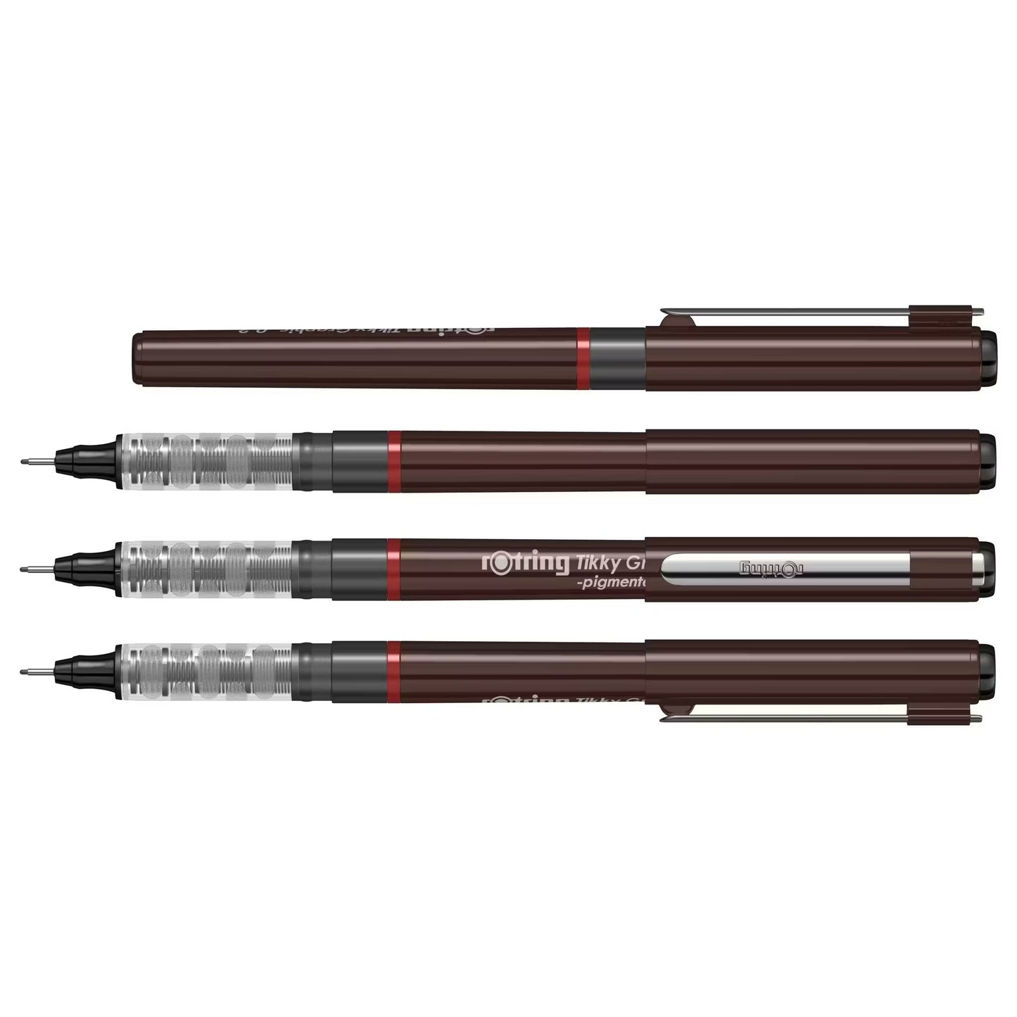 Rotring Tikky GRP Fibre Tip BRGND 0.2 Black TK12 (V14)