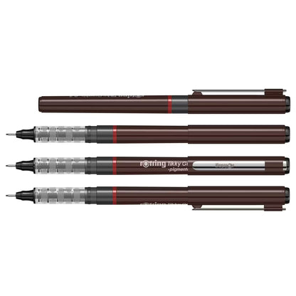 Rotring Tikky GRP Fibre Tip BRGND 0.2 Black TK12 (V14)