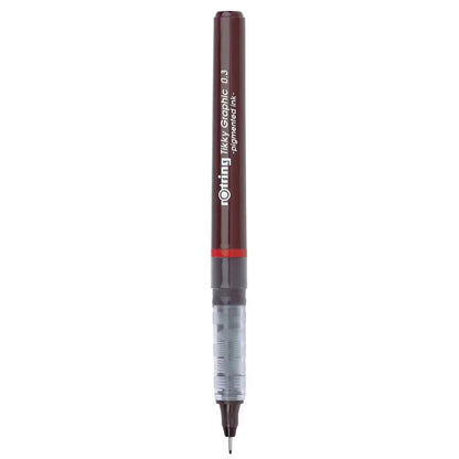 Rotring Tikky GRP Fibre Tip BRGND 0.3 Black TK12 (V14)
