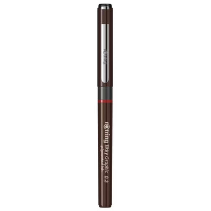Rotring Tikky GRP Fibre Tip BRGND 0.3 Black TK12 (V14)