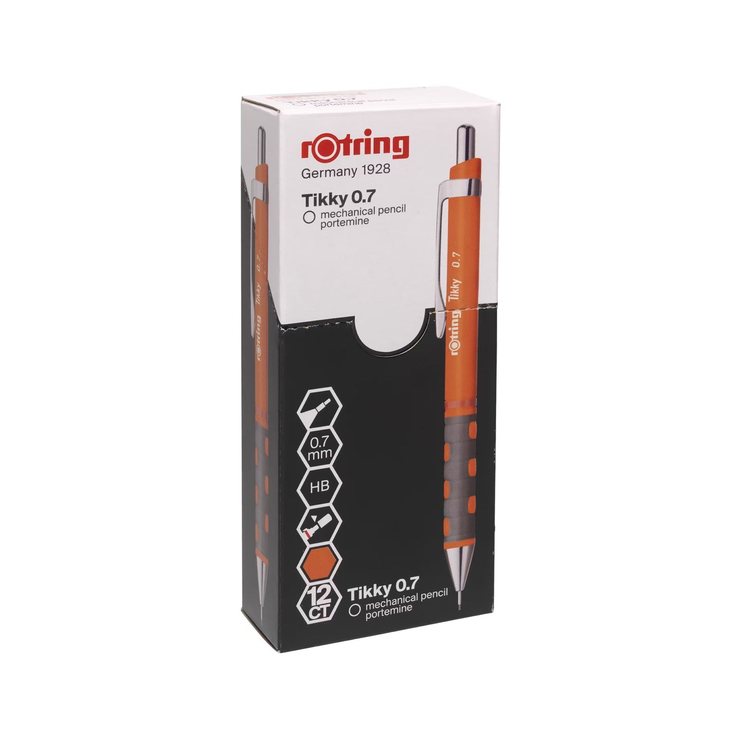 Rotring Tikky RD NEON ORANGE Mechanical Pencil 0.7mm TK12