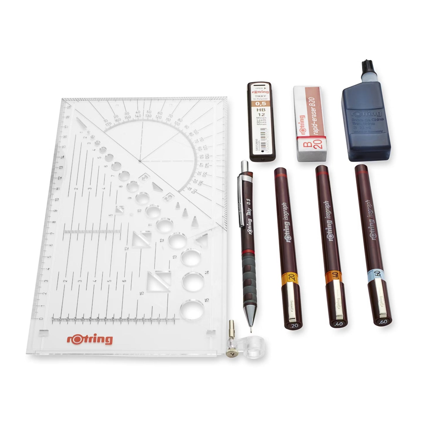 Rotring Isograph Technical COLL ST .2. .4 .6