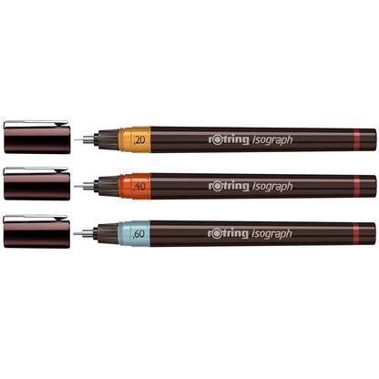 Rotring Isograph Technical COLL ST .2. .4 .6