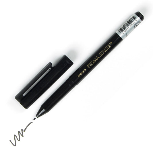 Sakura 39566 Pigma Sensei C10 Pen, 1.0 mm Chisel tip - Black