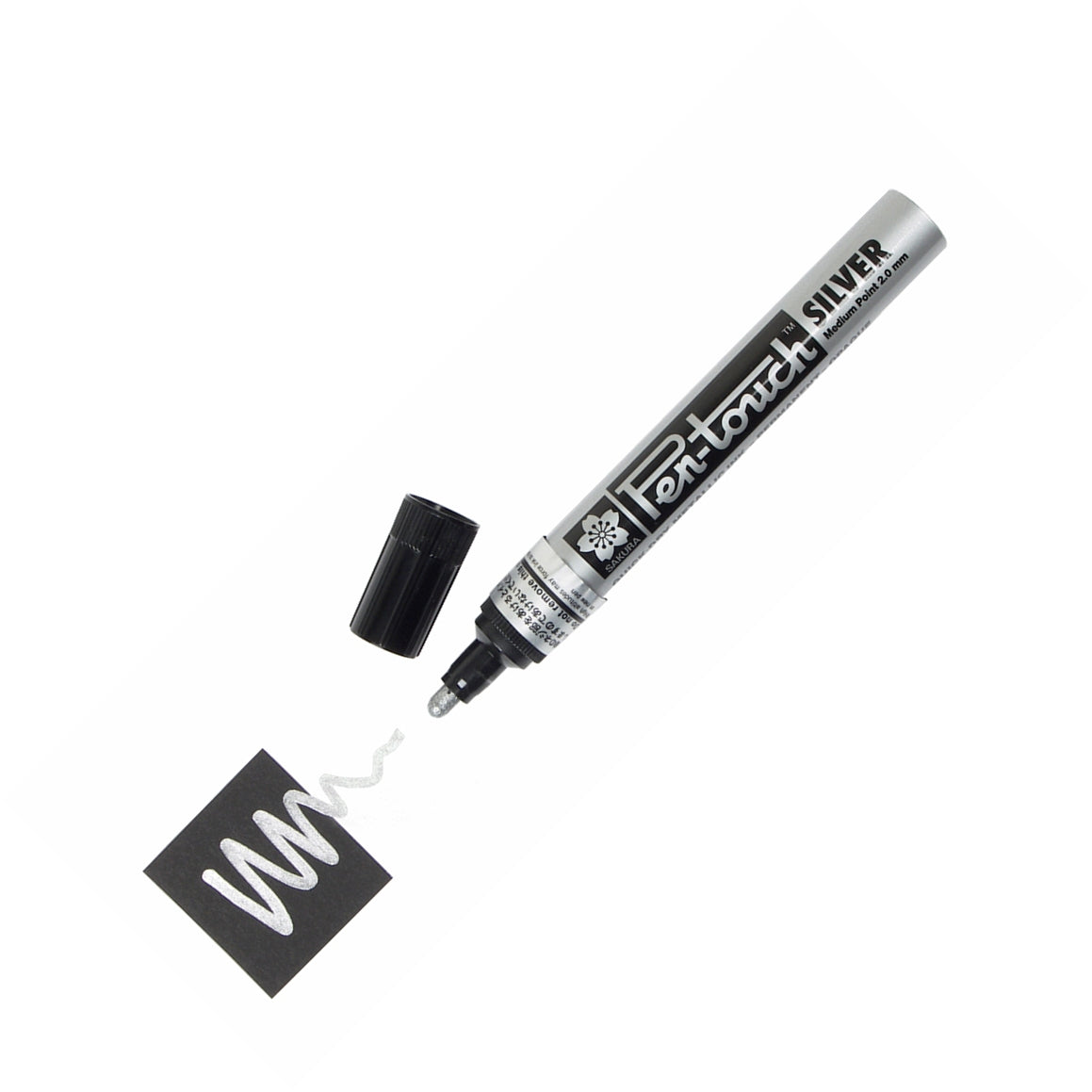 Sakura 41502 Pentouch, Med-Silver 2.0mm