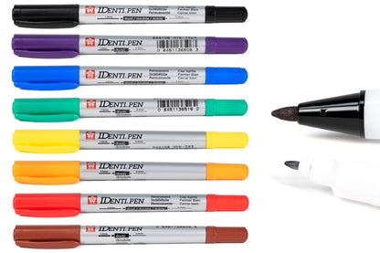 Sakura Identi-Pen Dual Tip Permanent Marker, Pack of 8