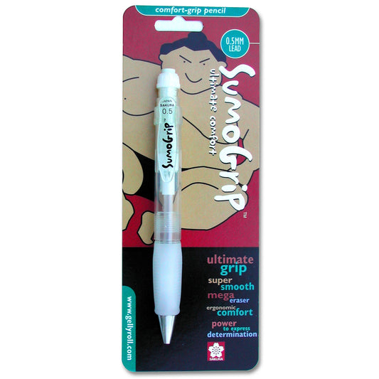 Sakura 50287 Sumo Grip Pencil 0.5mm Clear