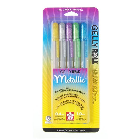 Sakura 57373 Gelly Roll Metallic 5pk Hot Metallic
