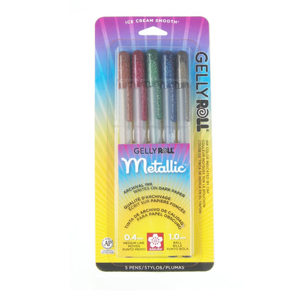 Sakura 57375 Gelly Roll Metallic Dark 5pk