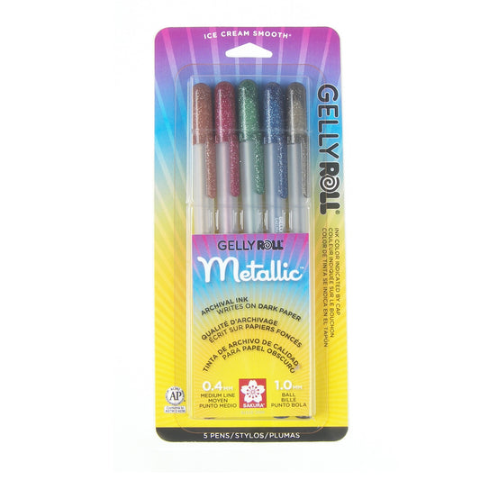 Sakura 57375 Gelly Roll Metallic Dark 5pk