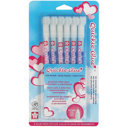 Sakura 58483 6-Piece Quickie Glue Pen Set