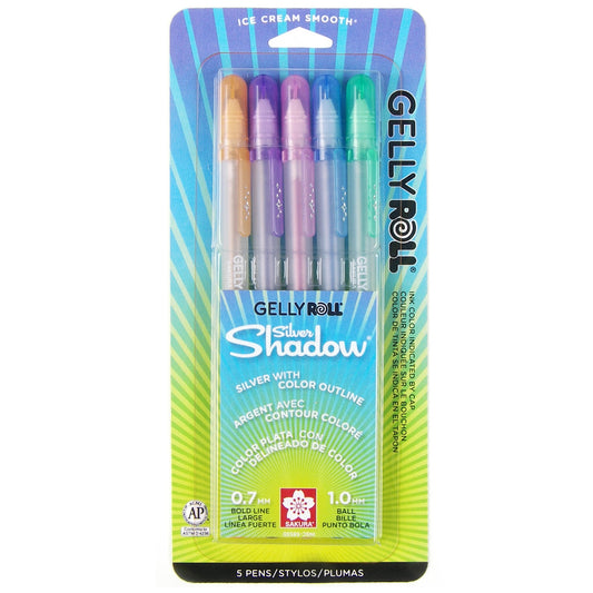Sakura 58530 Gelly Roll Silver Shadow 5pk