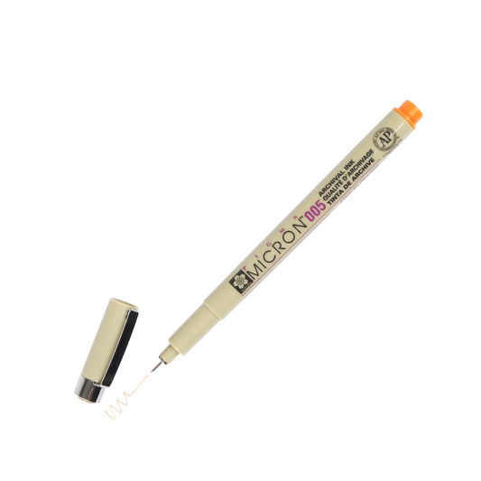Sakura XSDK005-05 Pigma Micron Pen 0.20mm-Orange