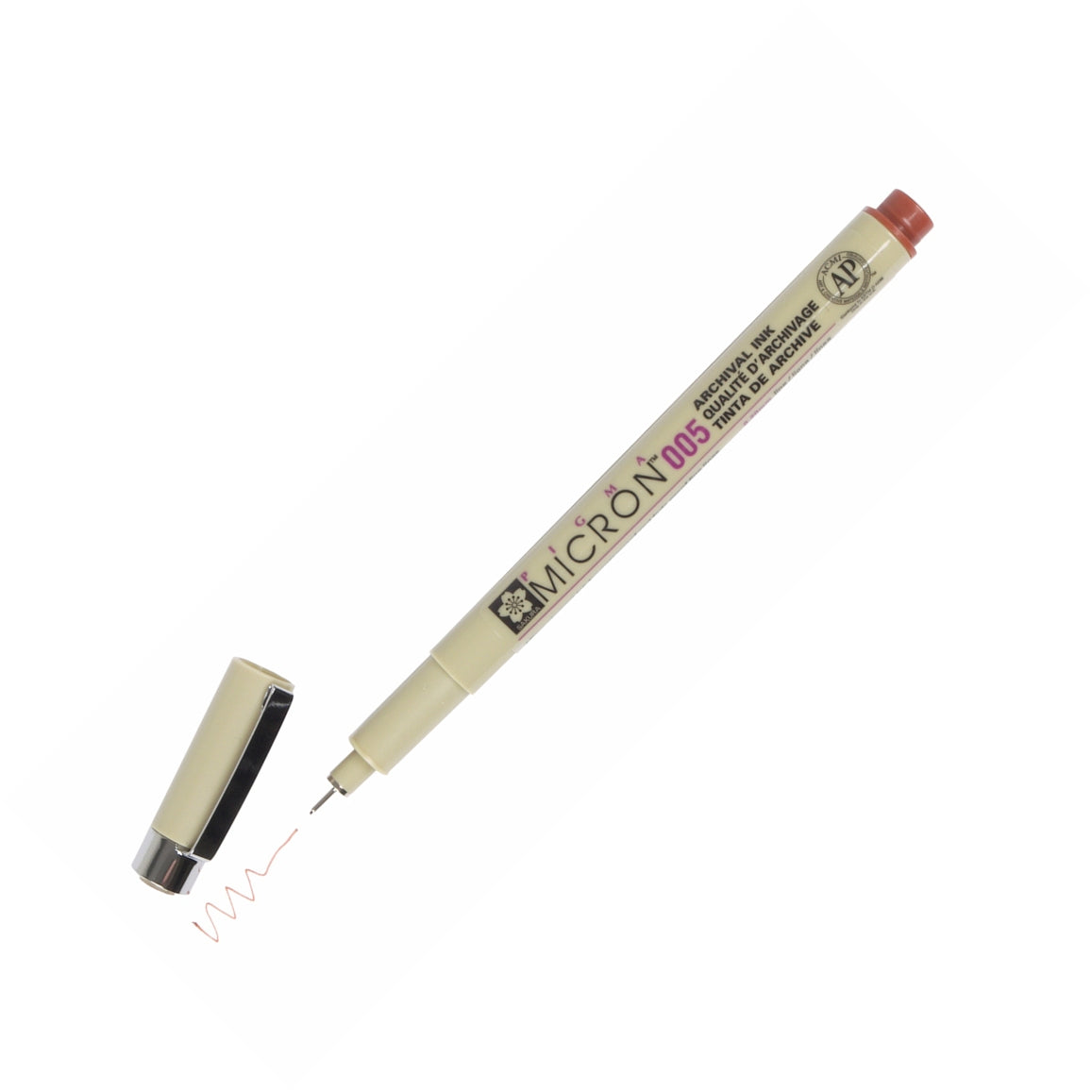 Sakura XSDK005-12 Pigma Micron Pen 0.20mm-Brown