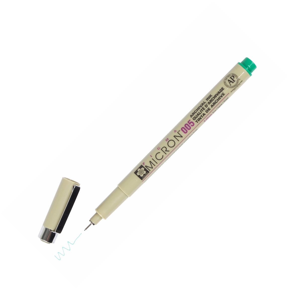 Sakura XSDK005-29 Pigma Micron Pen 0.20mm-Green