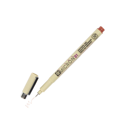 Sakura XSDK01-12 Pigma Micron Pen 0.25mm-Brown