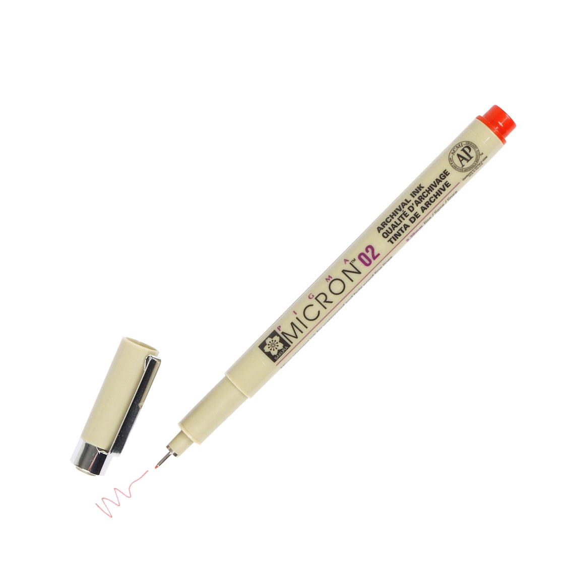 Sakura XSDK02-19 Pigma Micron Pen 0.30mm-Red