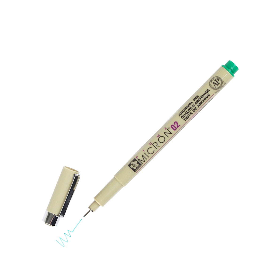 Sakura XSDK02-29 Pigma Micron Pen 0.30mm-Green