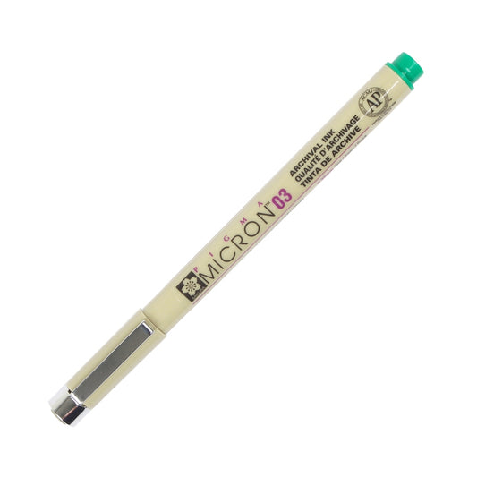Sakura XSDK03-29 Pigma Micron Pen 0.35mm-Green