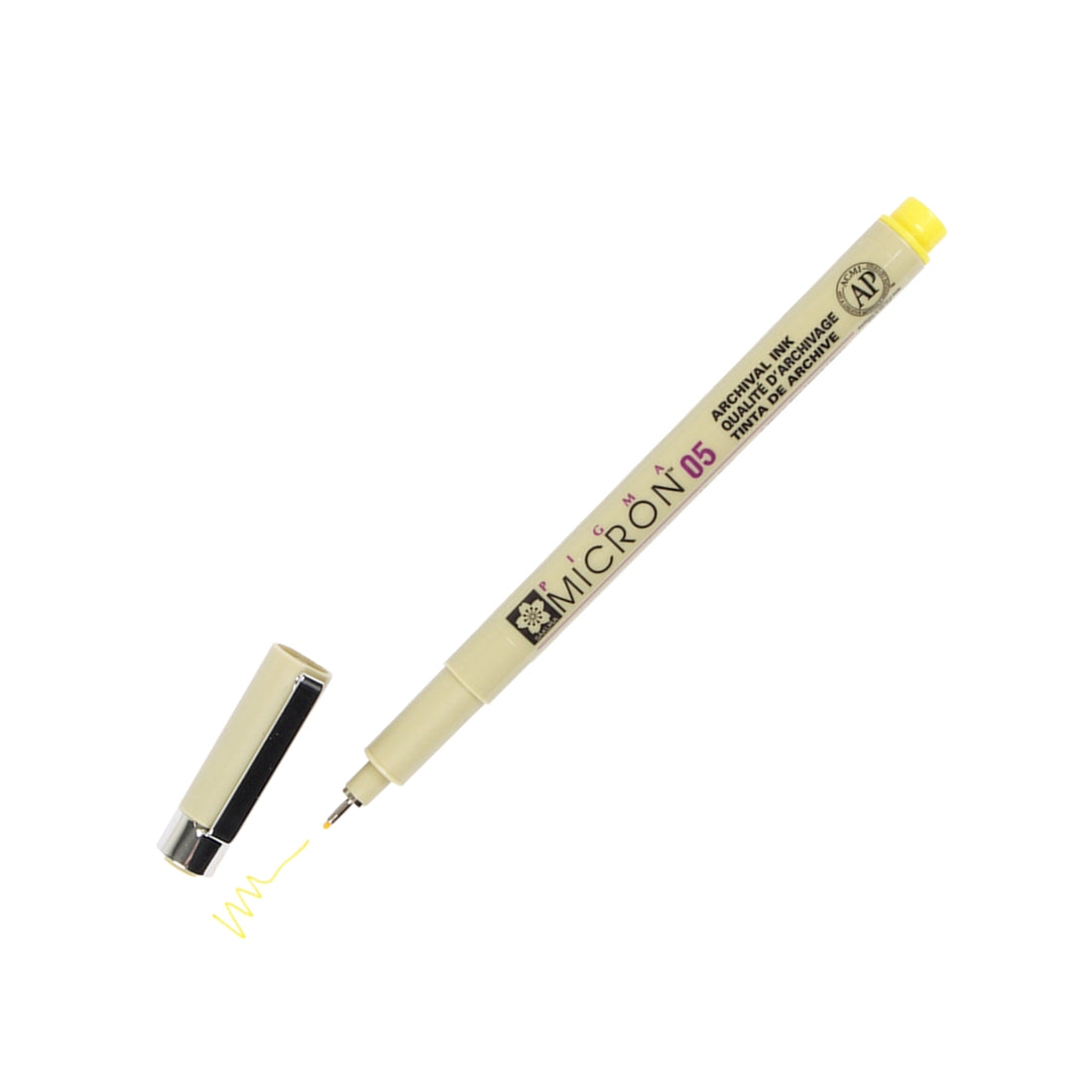 Sakura XSDK05-03 Pigma Micron Pen 0.45mm-Yellow