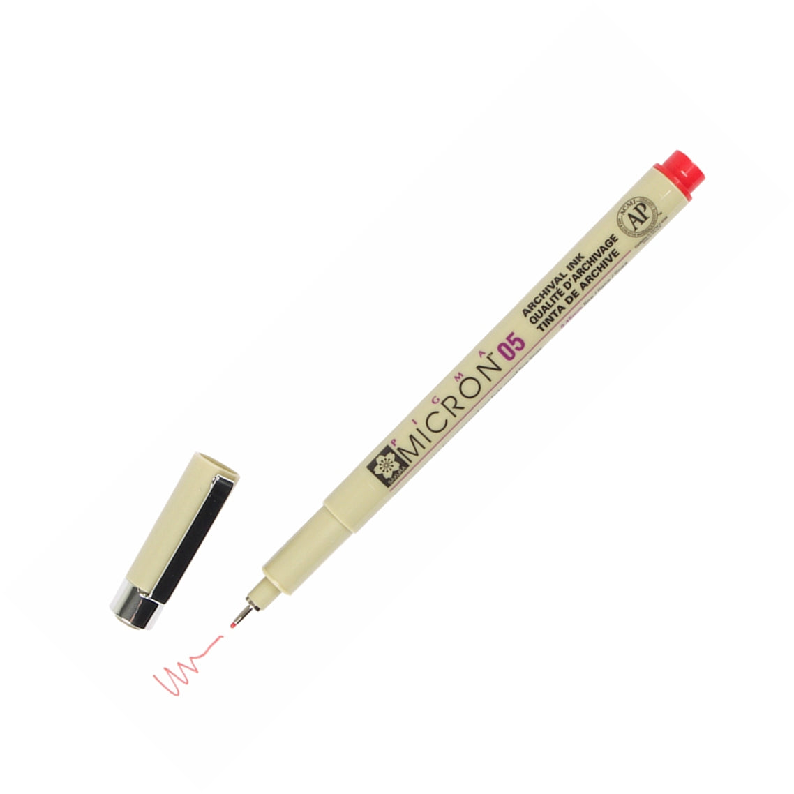 Sakura XSDK05-19 Pigma Micron Pen 0.45mm-Red