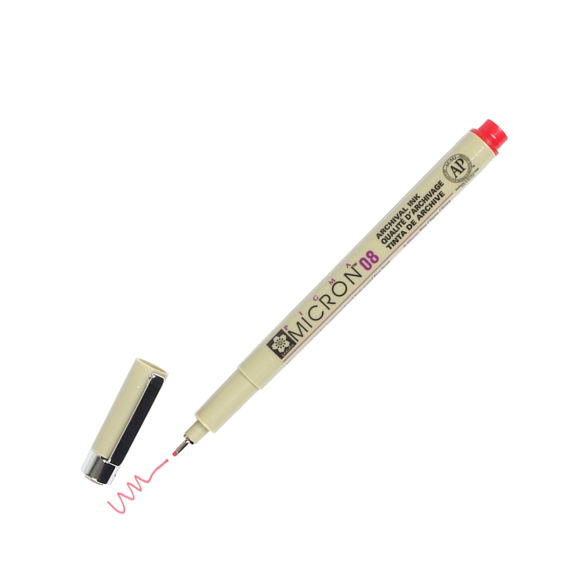 Sakura XSDK08-19 Pigma Micron Pen 0.50mm-Red