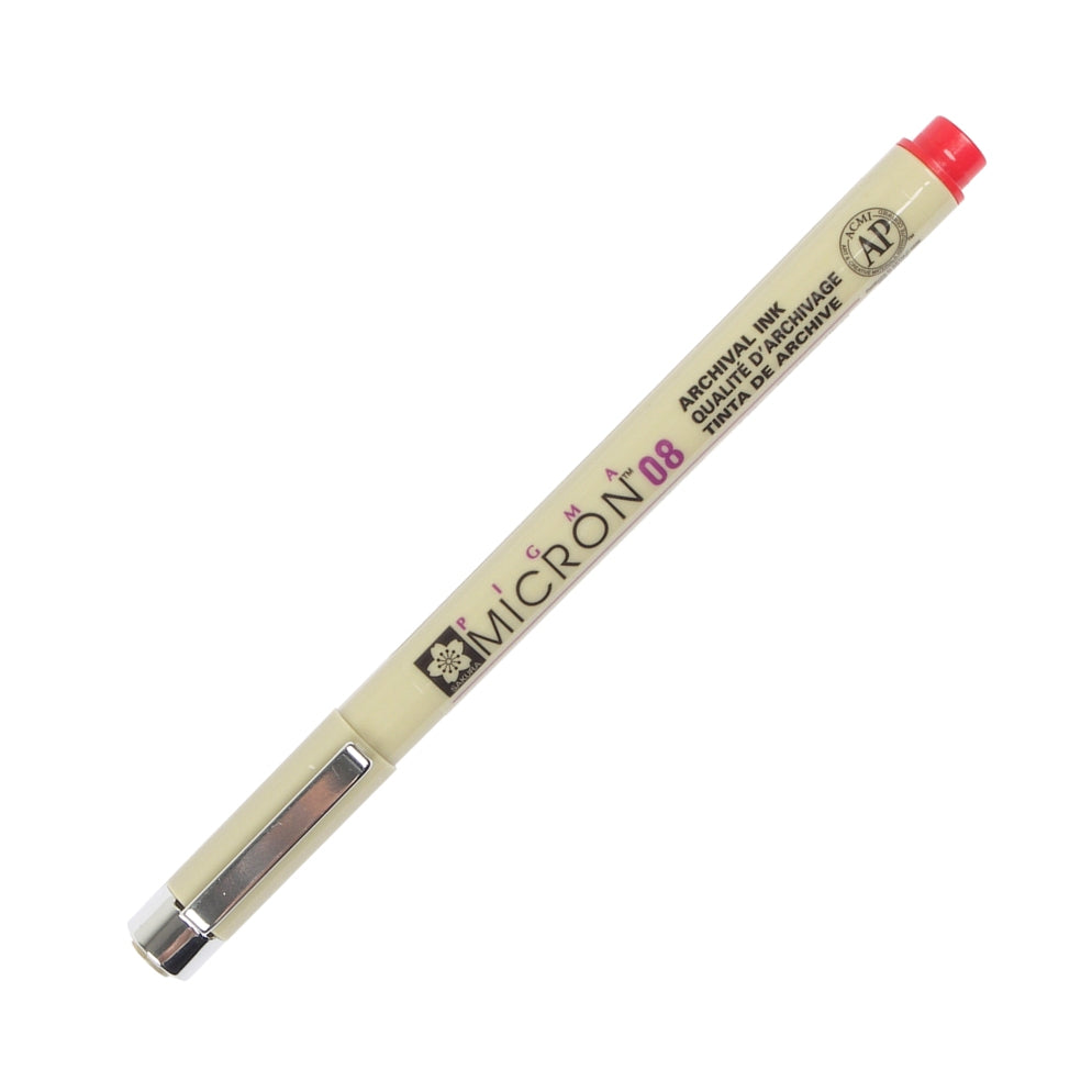 Sakura XSDK08-19 Pigma Micron Pen 0.50mm-Red