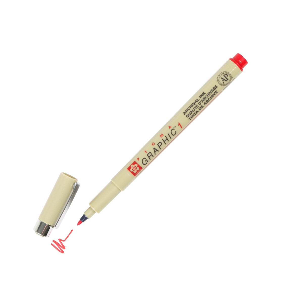 Sakura XSDK1-19 Pigma Graphic 1mm-Red