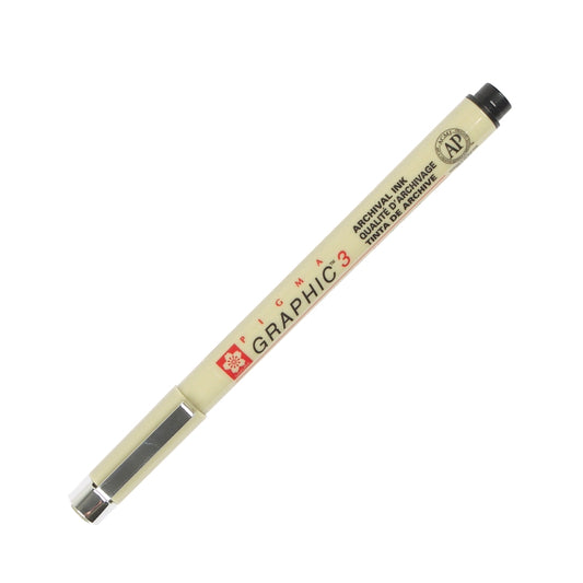 Sakura XSDK3-49 Pigma Graphic 3mm Black
