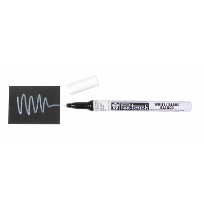 Sakura 42300 Pentouch, Fine-White 1.0mm