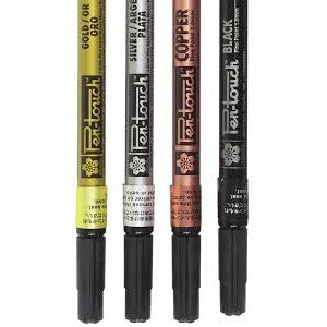 Sakura 47391 Pentouch Calligrapher, Fine 1.8mm 4pc Set