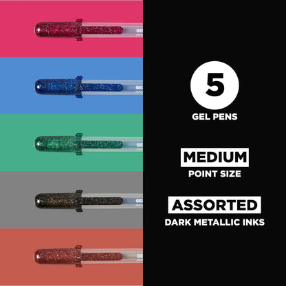Sakura 57375 Gelly Roll Metallic Dark 5pk