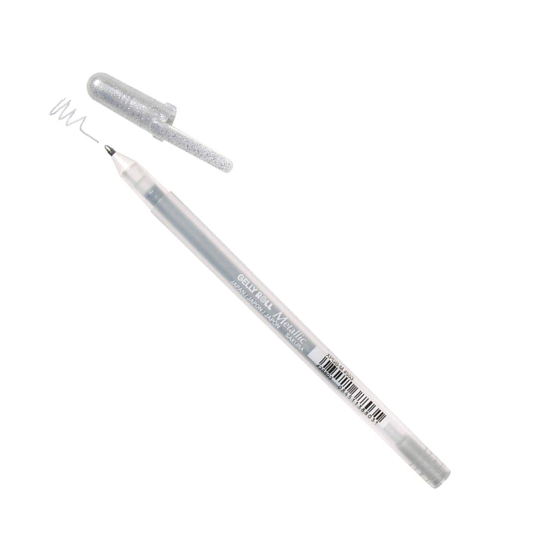 Sakura 57386 3-Piece Gelly Roll Blister Card Metallic Gel Ink Pen Set, Silver