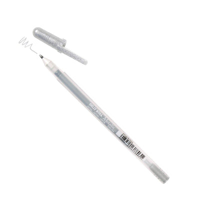 Sakura 57386 3-Piece Gelly Roll Blister Card Metallic Gel Ink Pen Set, Silver