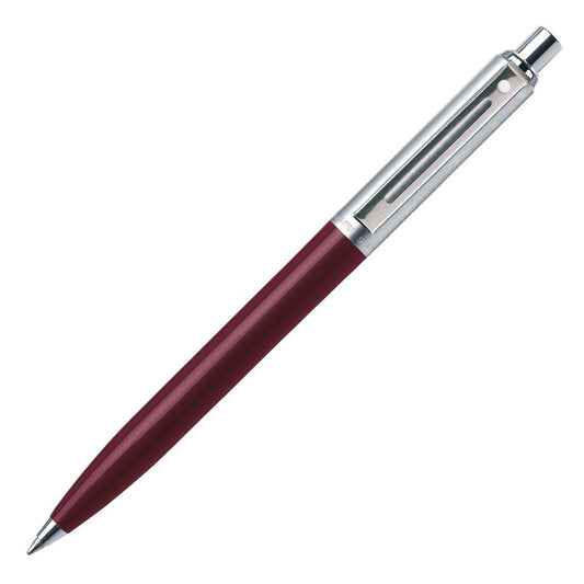 Sheaffer Sentinel Glossy Metal Vintage Rolling Ball Pen, Burgundy