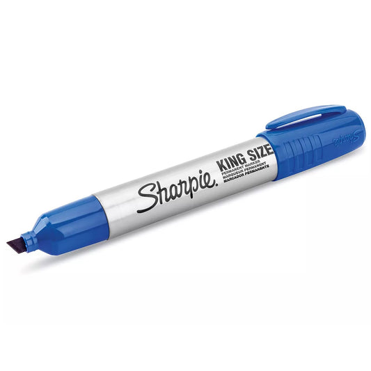Sharpie Permanent Marker, King Size, Blue