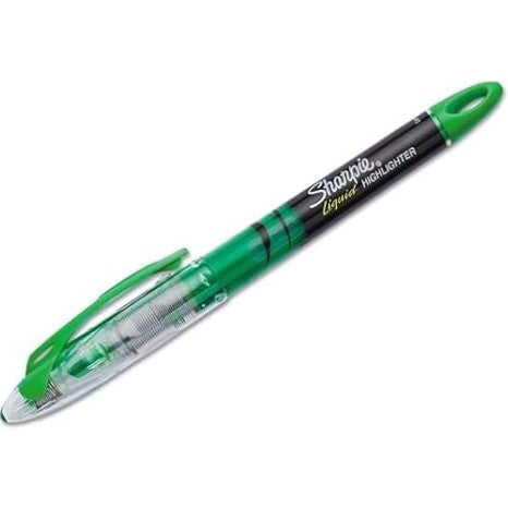 Sharpie 1754468 Accent Liquid Pen Style Highlighter, Green