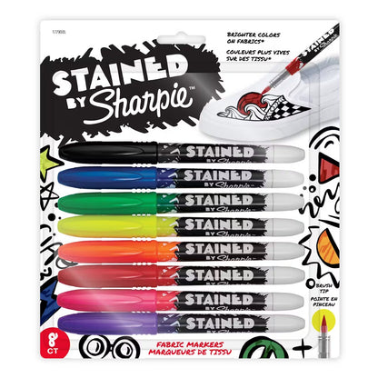 Sharpie Stained 8/Cd Brush Tip Marker Set