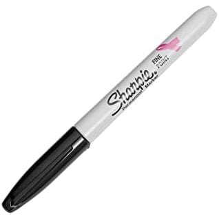 Sharpie 1801742 Fine Pt Perm Marker, Pink Ribbon BLACK