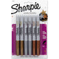 1829201 Sharpie Metallic Permanent Marker, Fine Pt, Gold/Silver/Bronze Pack of 6
