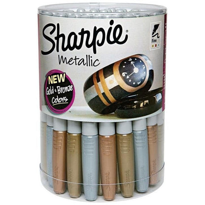 Sharpie 1835492 Metallic Fine Point 36-Piece Canister
