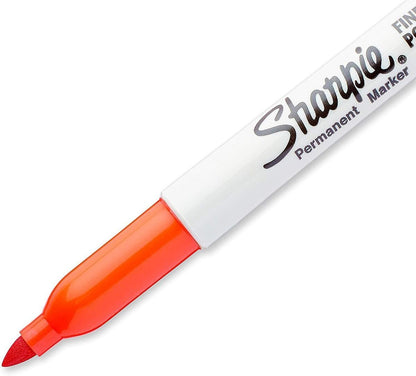 Sharpie 1927236 Fine Pt Perm Marker, Optic Orange