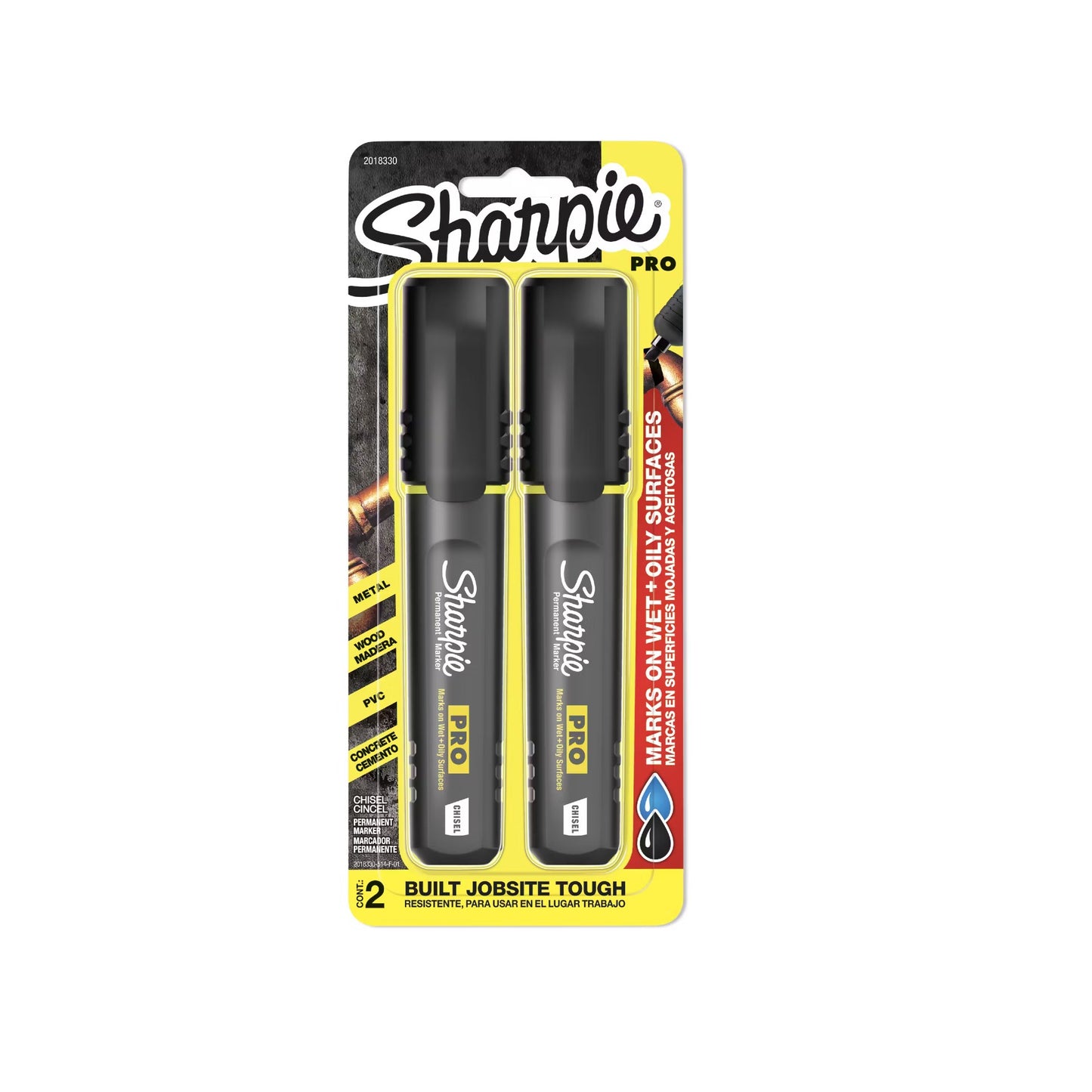Sharpie Pro Chisel 2cd Black
