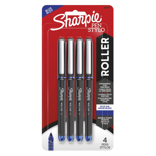 Sharpie Rb Blue 0.5mm 4ct Blister