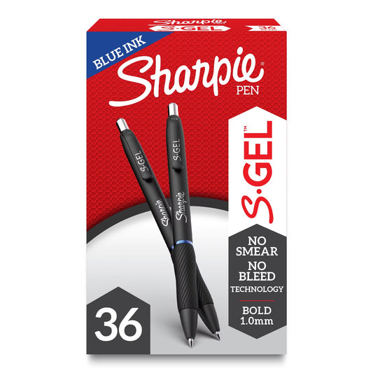 Sharpie 2096127 Gel 1.0mm 36ct Blue