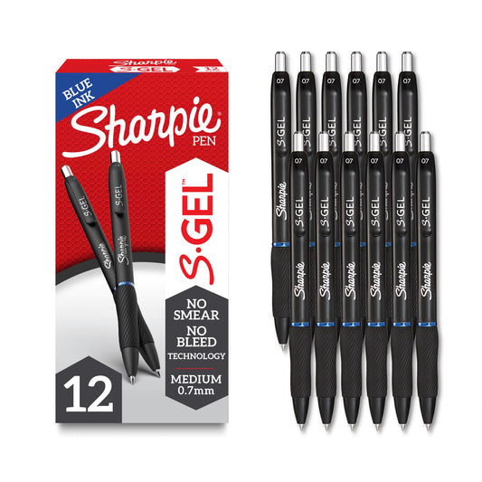 Sharpie 2096152 Gel 0.7mm Box Blue
