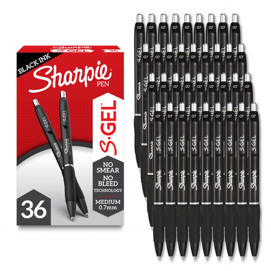 Sharpie 2096193 Gel 0.7mm 36ct Black