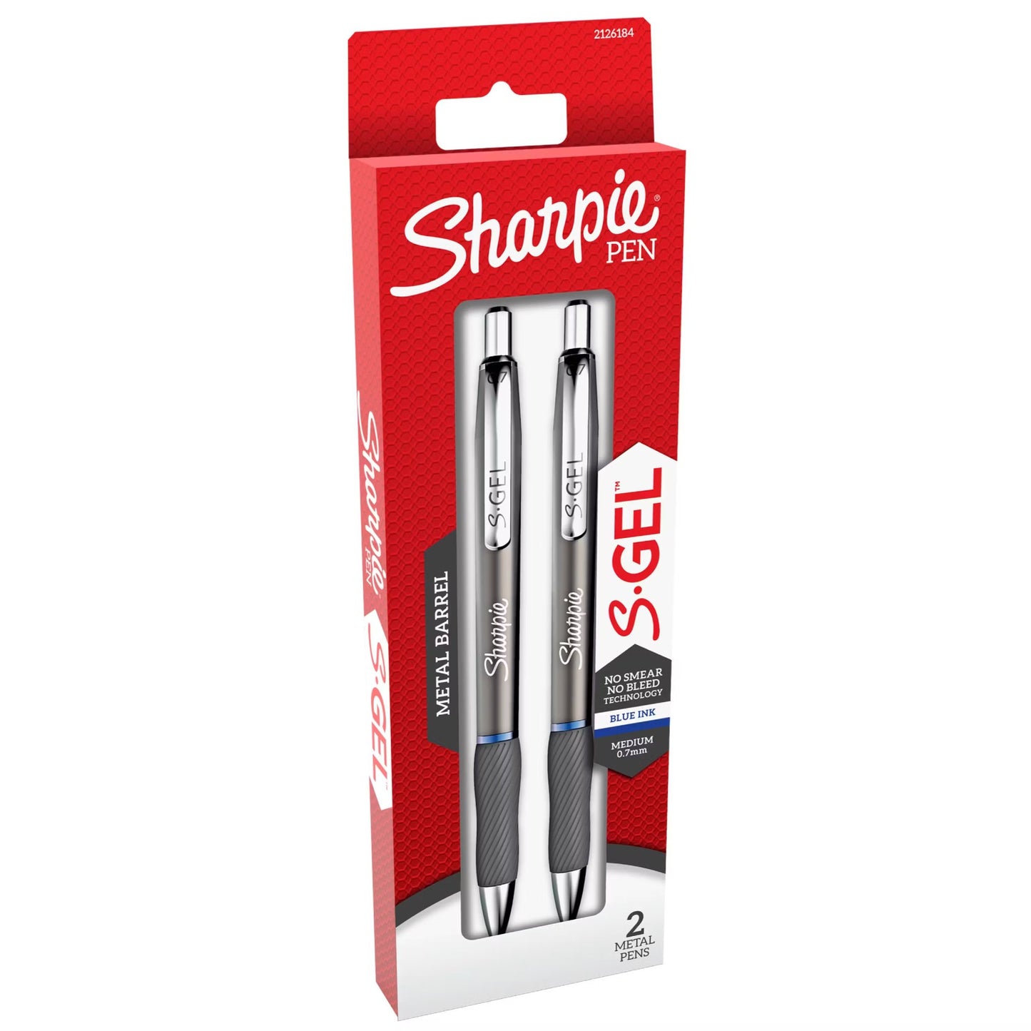 Sharpie 2126184 Gel Gnmtl 0.7mm 2ct Blue