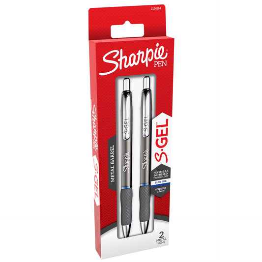 Sharpie 2126184 Gel Gnmtl 0.7mm 2ct Blue